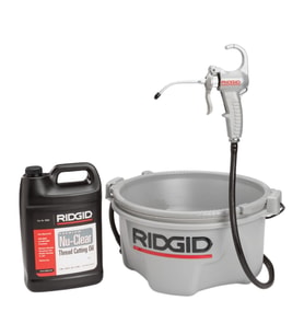 Rıdgıd 73442 Model 418 Kesme Yağı İçin 5Lt Yağdanlık (Gri)