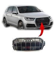 Audi Q7 S-Line 2016-2022 Ön Panjur Kromlu 4M0853651AH