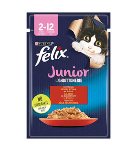Felix Sığır Etli Yavru Kedi Konservesi 85 gr (Kahverengi)
