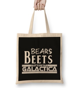 Bears Beets Battlestar Galactica 01 Bez Çanta Uzun Saplı