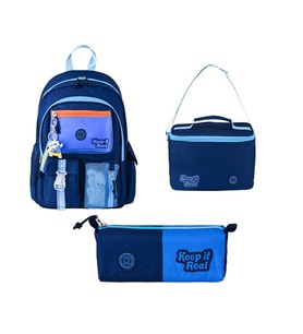 Muggle Deep Blue 3'lü Okul Çanta Seti - StandartStandart