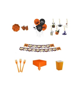 Halloween Cadılar Bayramı Parti Seti 8 Kişilik
