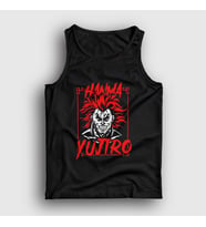 Presmono Unisex Siyah Yujiro Hanma Anime Baki Atlet 416120tt
