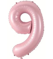 Beysüs Pembe 9 Rakam Folyo Balon 80 cm