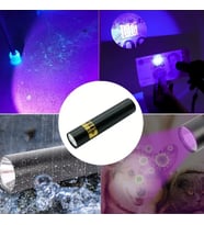 Mini Cep Boy USB İle Şarj Olan Oje Kurutucu Sahte Para Kontol LED UV Mor Işık El Feneri (4490) (Standart)
