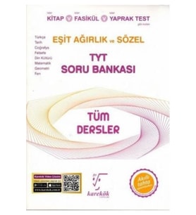 Karekök Yayınları Tyt Tüm Dersler Eşit Ağırlık Ve Sözel Soru Bankası (Çok Renkli)