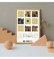 Anneye 5 Fotoğraflı 20 X 30 Çerçeve (Ahşap)