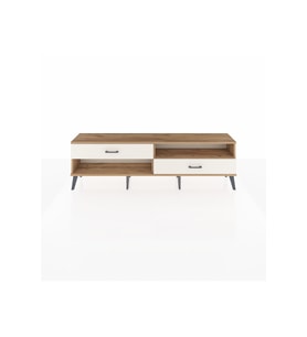 Arges TV Ünitesi Tek Raflı 2 Çekmeceli  176x30x51 Çam-Çam/Aytaşı