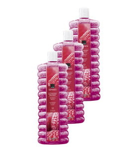 Avon Senses Raspberry Delight Ahududu ve Frenk Üzümü Kokulu Banyo Köpüğü 1 Lt. Üçlü Set