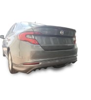 Fiat Egea Uyumlu Sedan (2015 - 2018) Arka Tampon Eki - Difüzör (Plastik)