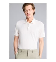 Defacto 26Y801003290 Ekru Erkek T-Shirt C4140AX/ER85