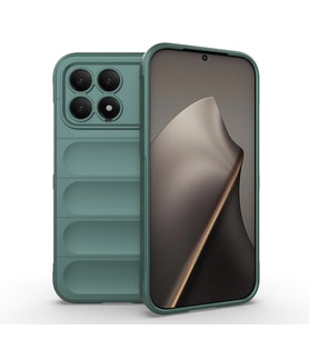 Xiaomi Poco F8 Pro Uyumlu Kılıf Esnek TPU Oyuklu Arka Yüzey Tasarımlı Zore Etnik Silikon Kapak