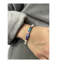 Kadın - Çok Asil, Inci Ve Colorful Metal Detaylı Şık Bileklik  Handmade