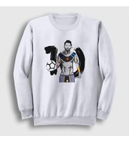 Presmono Unisex Beyaz 10 Soccer Futbol Lionel Messi Sweatshirt 313838tt
