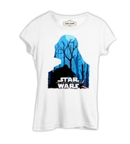 Star Wars - The Force Awakens 2 Beyaz Kadın Tshirt