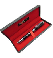 Signator® T443 Parlak Siyah Krom Roller Kalem  İsme Özel Kalem  Hediyelik Kalem (Karışık)