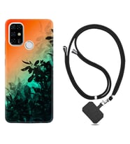 Casper E30 F20 X20 Kılıf Boyun Askılı Silikon Güzel Çiçekler 1712