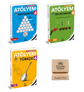 Arı 6. Sınıf Matematik Fen Bilimleri ve Türkçe Atölyem 3lü Set + Telefon Standı