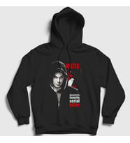 Presmono Unisex Siyah Killer Dexter Kapüşonlu Sweatshirt 188613tt