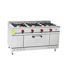 Himaksan  150x60 Cm 3+1 Doğalgazlı 3 Lü Fırınlı Ocak-Kuzine