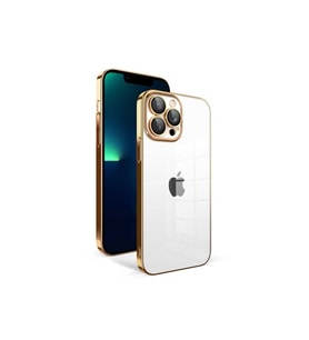 Apple iPhone 13 Pro Max Uyumlu Kılıf Kamera Korumalı Renkli Çerçeveli Zore Garaj Kapak
