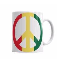 Peace Reggae Kupa Bardak Porselen