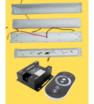 100 Adet 12 Volt 4 Watt 3000K Günışığı Samsung Ledli Pergola 36 A Dokunmatik Dimmer Set