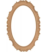 85 LİK OVAL LALE AYNA