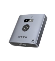 S-LINK SL-LU602 2xHDMI 4K 60Hz Monitör Çoklayıcı (1PC-2Monitör veya 2PC- 1Monit - SSSSSS7189-1