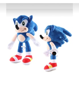 Sonic Peluş Dev Boy 40cm Boom Hedgehog Arkadaşları Figür Peluş Oyuncak Büyük Boy Amy Rose (Mavi)