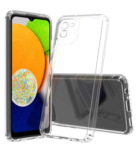 Samsung Galaxy A03 Uyumlu Kılıf Zore 2mm Anti Shock Silikon