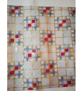 ŞEFFAF MASA ÖRTÜSÜ 1,7 mm 100 cm x 140 cm Kalın DESENLİ Pvc Kaymaz Masa Örtüsü Koruyucu 100 CM X 140 CM (Renksiz)