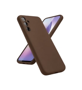Samsung Galaxy A24 4G Kılıf First Silikon - Kahverengi