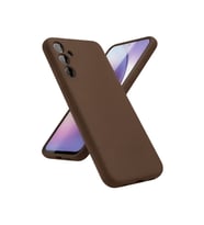 Samsung Galaxy A24 4G Kılıf First Silikon - Kahverengi
