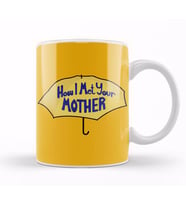 How I Met Your Mother Yellow Umbrella Kupa Bardak Porselen