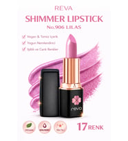 Shimmer Lipstick Lilas No:906 Işıltılı Parlak Vegan Temiz Ruj