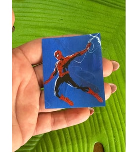 6X5 CM 3 BOYUTLU DEĞİŞEN SPİDER MAN ARMA DİKİŞ GİYİM AKSESUARI