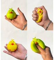 Sevimli Civciv Squishy Renkli Yumuşak Stres Atıcı Squishy - 1 Adet
