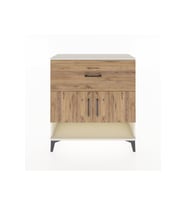 Arges Şifonyer 2 Raflı Tek Çekmeceli 2 Kapaklı 88x30x96 Aytaşı-Çam