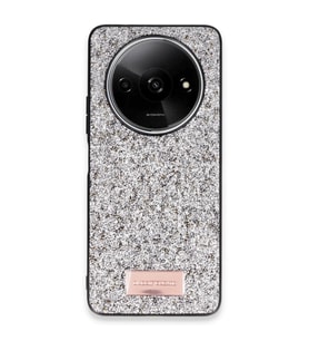 Onegif Xiaomi Redmi A3 4g Bright Simli Kapak - Gümüş