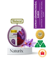 Safran Süngerli Sabun 150 gr  Peeling Etkili & Kırışıklık Önleyici Doğal Bakım