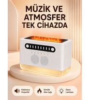 Çok Fonksiyonlu Kablosuz Hoparlör 8 Beyaz Gürültü Renkli Gece Lambası