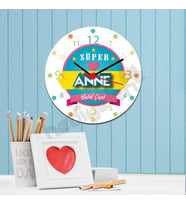 Süper Anne Duvar Saati 001