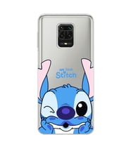 Redmi Note 9 Pro/Note 9S Uyumlu We Love Stitch Desenli Şeffaf Telefon Kılıfı
