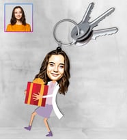 Kişiye Özel Karikatür Tasarım Anahtarlık 97200