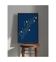 Tablo  Ahşap Çerçeveli Tablo  Çerçeveli Poster  Bitki ve Çiçek Temalı Tablo, Soyut,Minimal Tablo (Karışık)