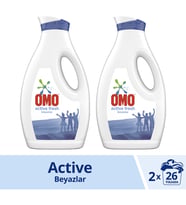 Omo Sıvı Deterjan Active Fresh Beyazlar 1690 mlx2