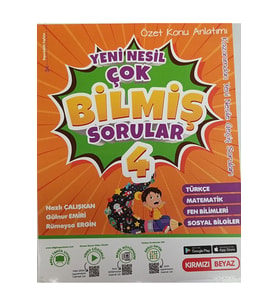 Kırmızı Beyaz Yeni Nesil 4.Sınıf ÇoBilmiş Sorular