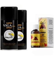 2 KUTU VİGA 50000  ERKEK GECİKTİRİCİ SPREY + SPANİSH FLY BAYAN İSTEK ARTTIRICI ( UYARICI DAMLA)