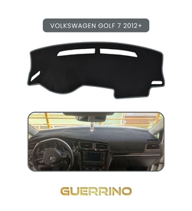 VOLKSWAGEN Golf 7 (2012+)TORPİDO KORUMA HALISI GRİ KENAR